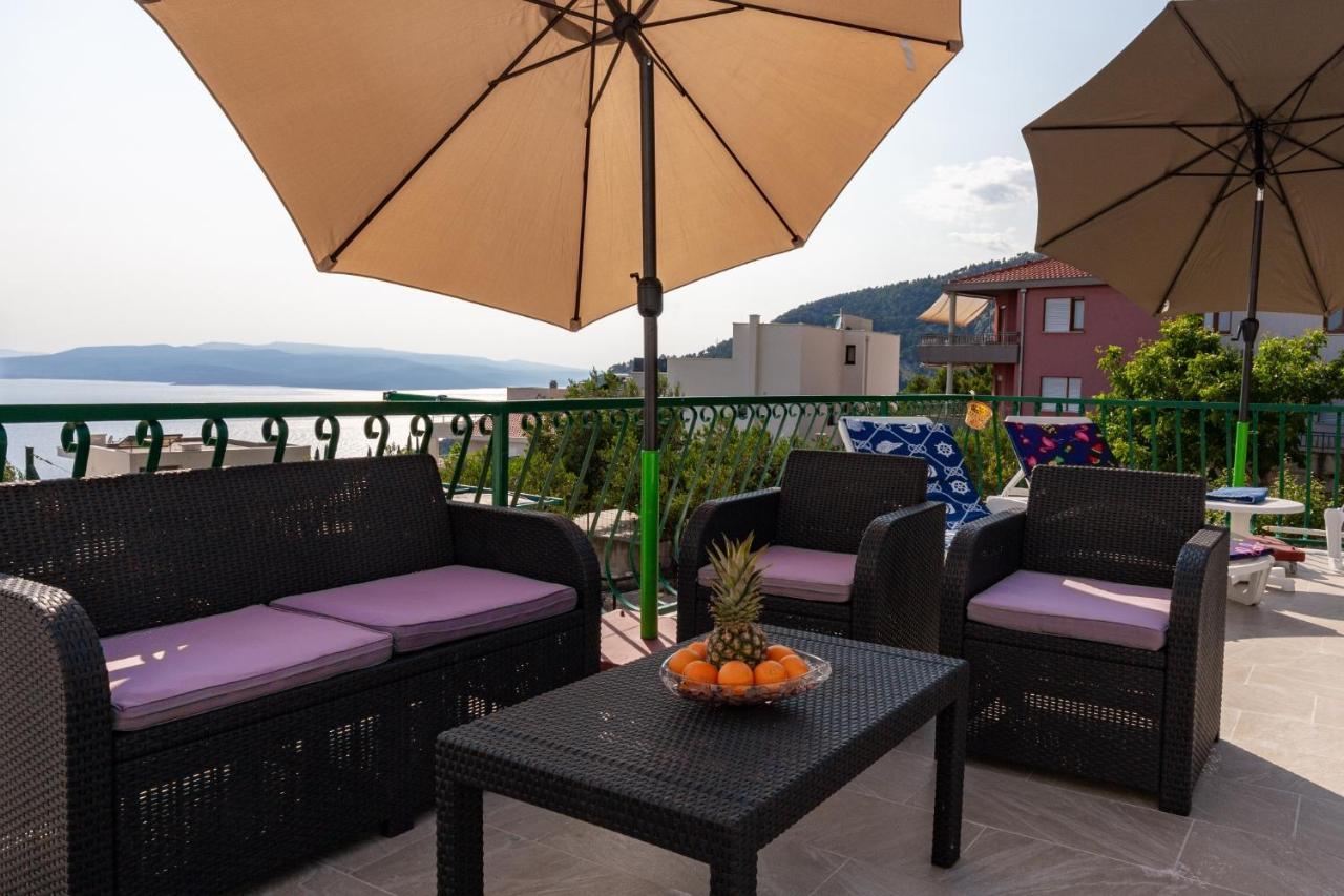 Navis Sea View Apartment With Pool Makarska Luaran gambar