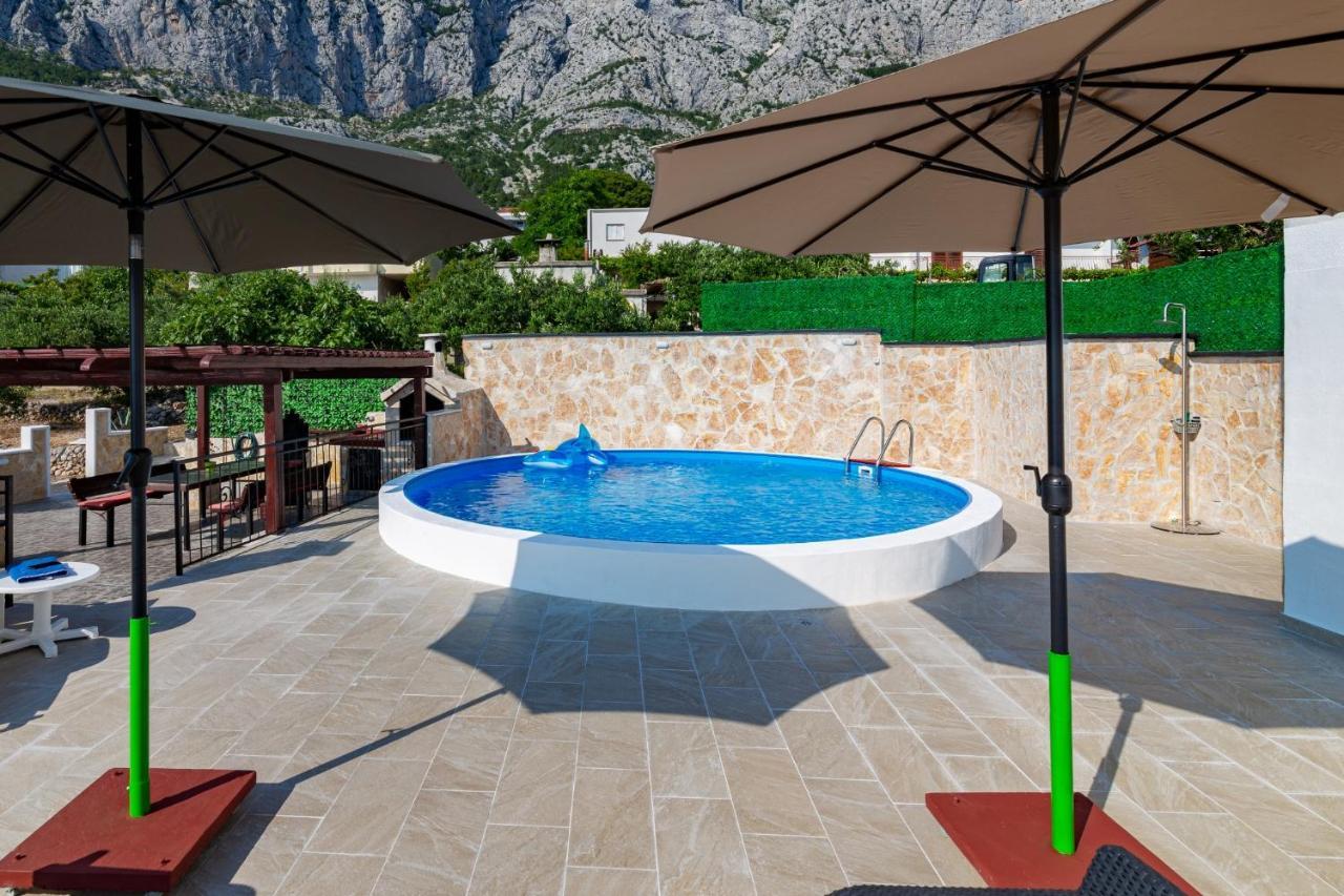 Navis Sea View Apartment With Pool Makarska Luaran gambar