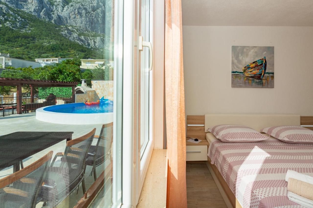 Navis Sea View Apartment With Pool Makarska Luaran gambar